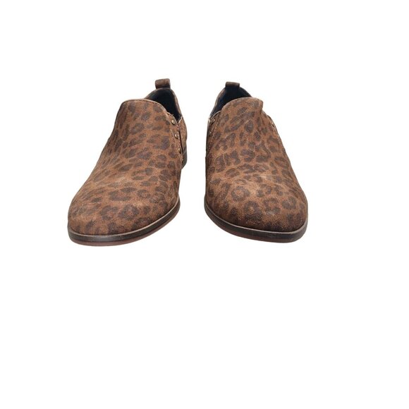 Clarks Women's Size 8 M Collection Trish Bell Studded Leopard Print Booties (853 - Picture 5 of 9